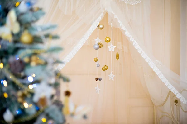 Prachtige Kerstmis interieur — Stockfoto