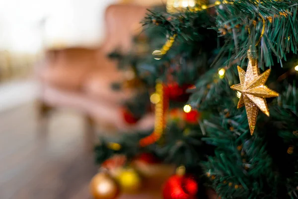 Prachtige Kerstmis interieur — Stockfoto