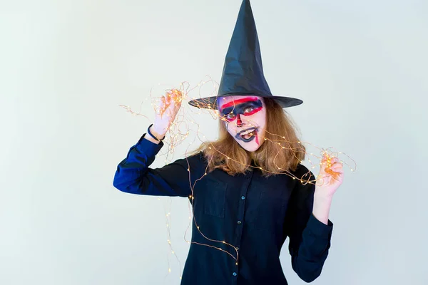 Personas en disfraces de Halloween — Foto de Stock