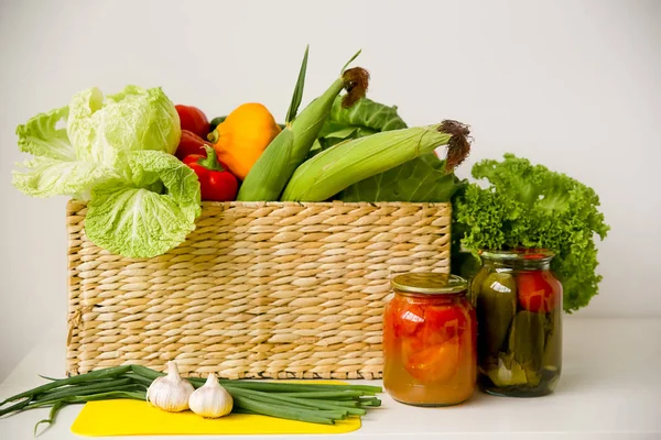 Surtido de verduras frescas —  Fotos de Stock