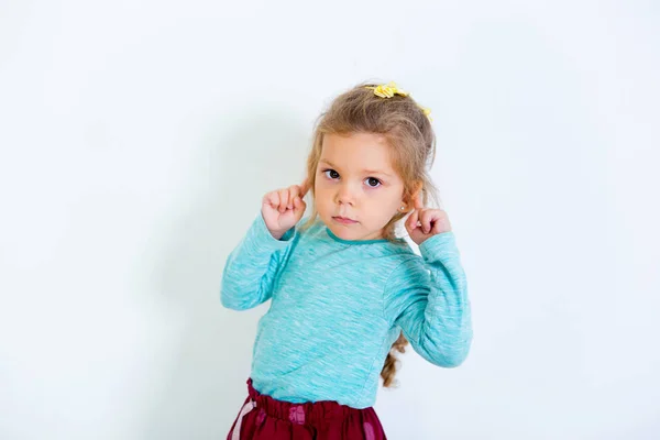 Emotionales Kinderporträt — Stockfoto