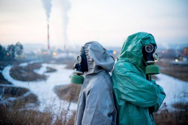 Gaz maskeleri insanlarda