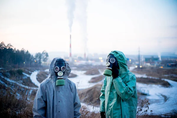 Gaz maskeleri insanlarda