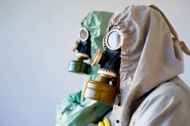 Gaz maskeleri insanlarda