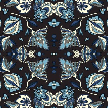 hisse senedi vektör soyut sorunsuz doodle deseni çiçekli ve 