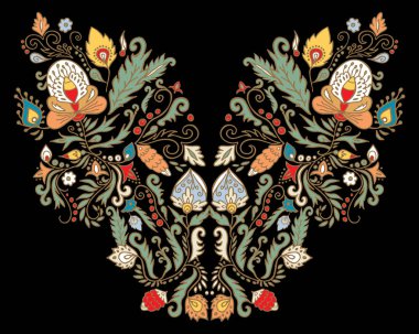 Hisse senedi vektör yaprak ve çiçek ile çizgi film el çizmek kurumsal kimlik dikey başlık kümesi. arka plan. kart için şablon