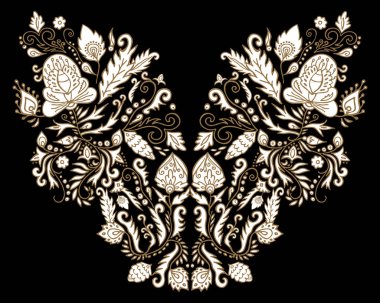 Hisse senedi vektör yaprak ve çiçek ile çizgi film el çizmek kurumsal kimlik dikey başlık kümesi. arka plan. kart için şablon