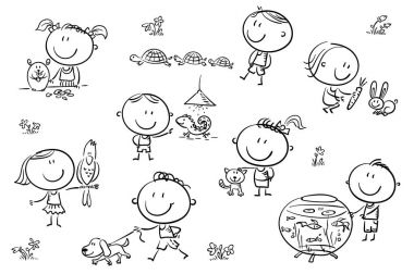 Çocuklar ve hayvanlar