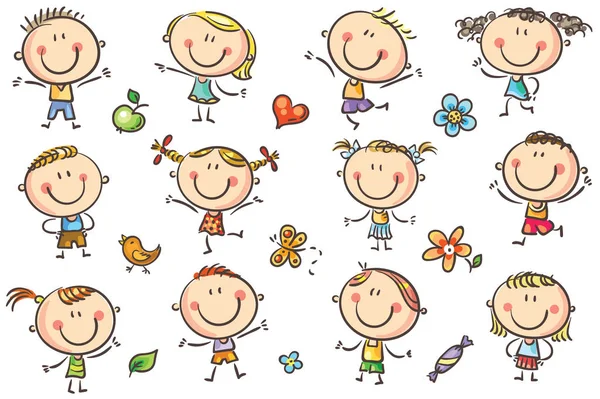 Счастливые дети — стоковый вектор