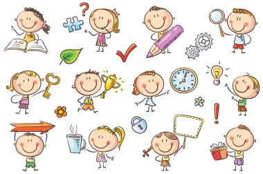 Çocuklar sembolleri ile