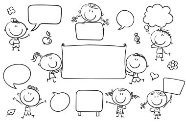 Konuşma balonları ve işaretleri