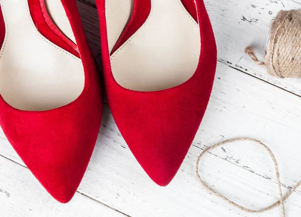 Red fashion shoes — Stock Photo, Image