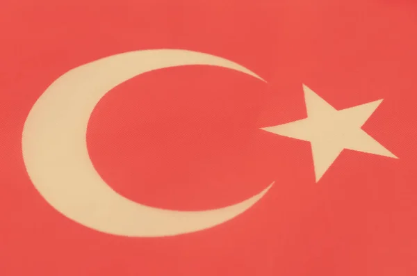 Abstract beeld van een fragment van de vlag van Turkije. — Stockfoto
