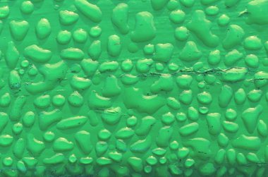 Boyalı yüzey üzerinde çiğ. Doku.