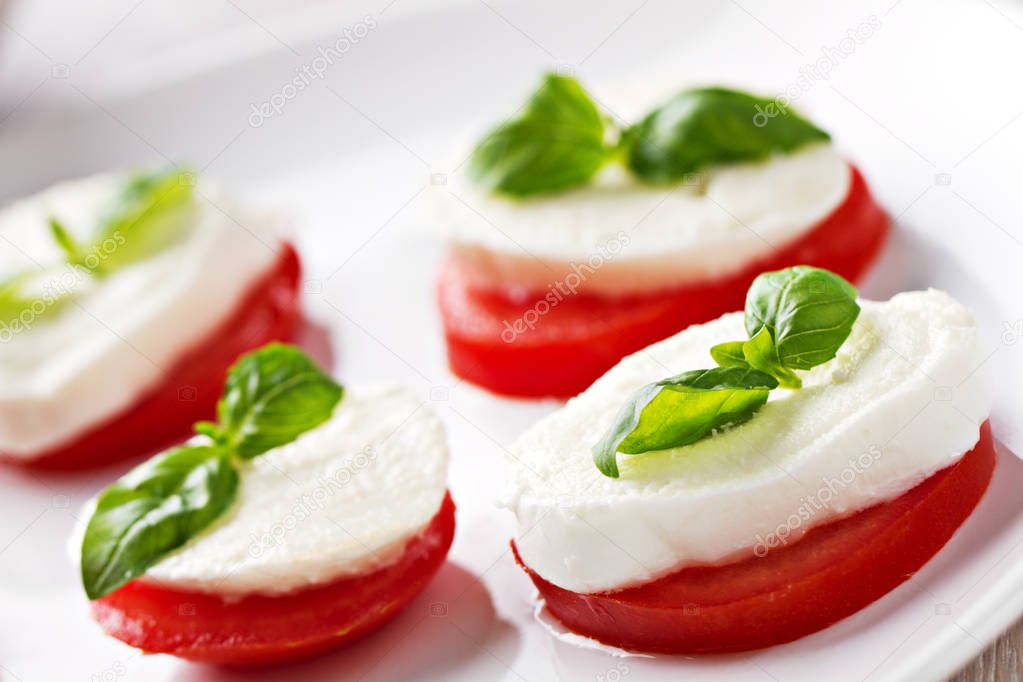 Caprese Salad on a table