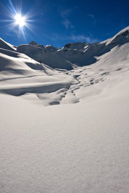 Kış İtalyanca alps