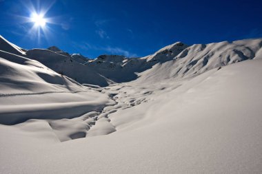 Kış İtalyanca alps