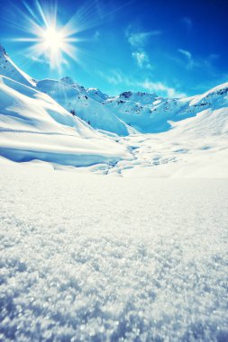 Kış İtalyanca alps