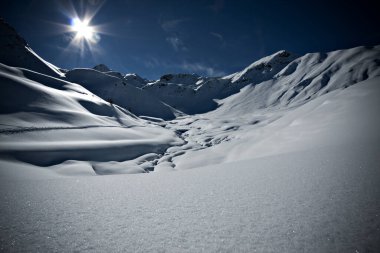 Kış İtalyanca alps