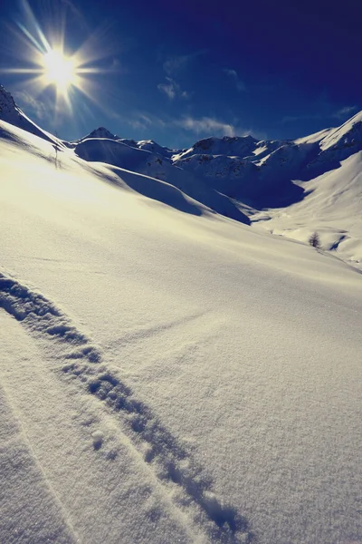 Alpi Italiane Inverno — Foto Stock