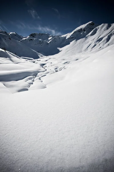Les Alpes italiennes en hiver Images De Stock Libres De Droits