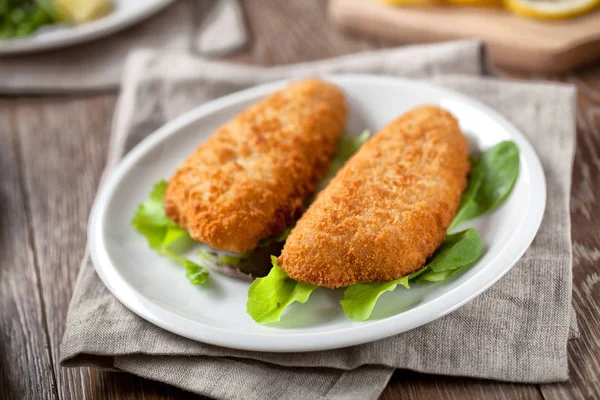 Breaded Fish Fillet — Stock Photo, Image