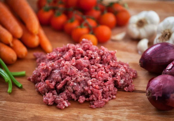 Ingredients Bolognese Sauce — Stock Photo, Image