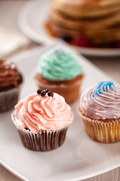 Mixed Cupcake Plate Stock Picture
