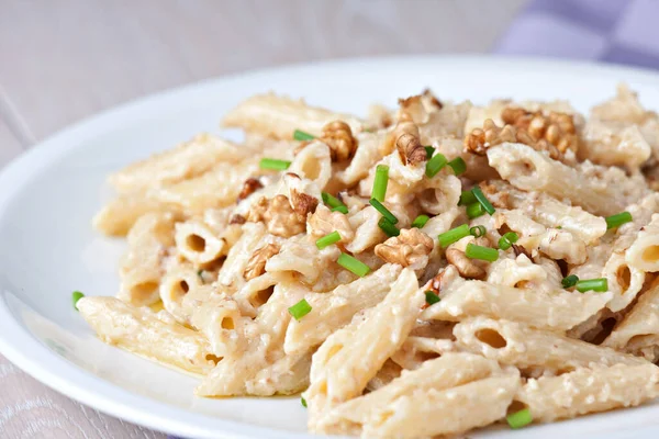 Pasta Med Valnötssås — Stockfoto