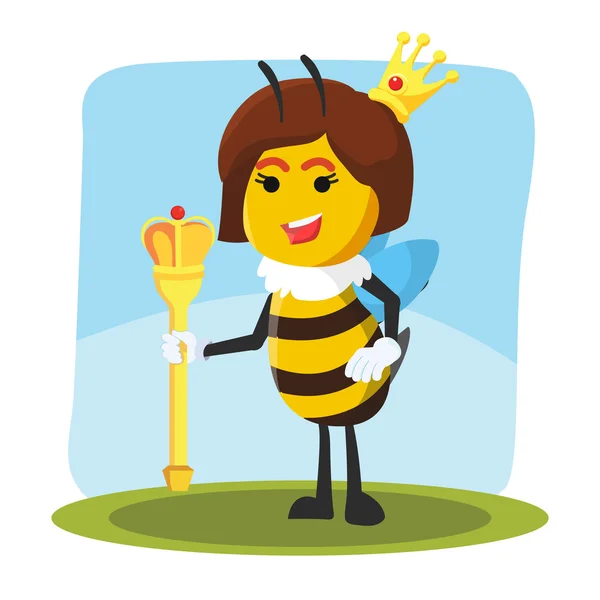 Queen bee vektor illustration design — Stock vektor