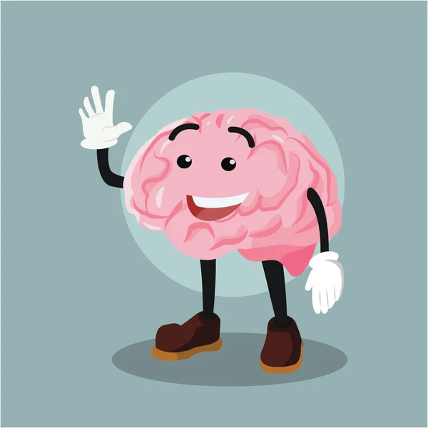 Brain illustration vector illustration design — Stock Vector