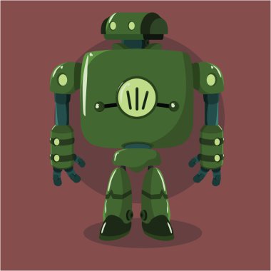 büyük robot illüstrasyon