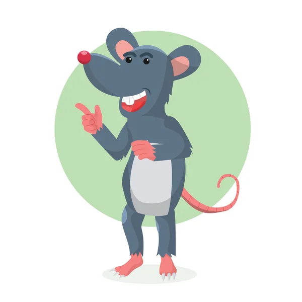 Muis Characterdesign vector illustratie — Stockvector