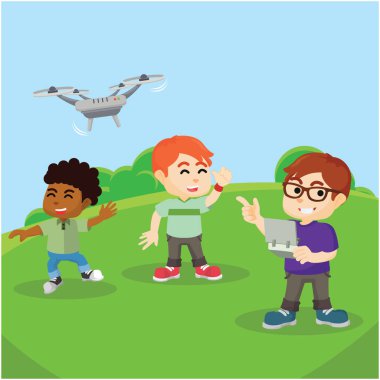 Drone arkadaşı ile oynamak