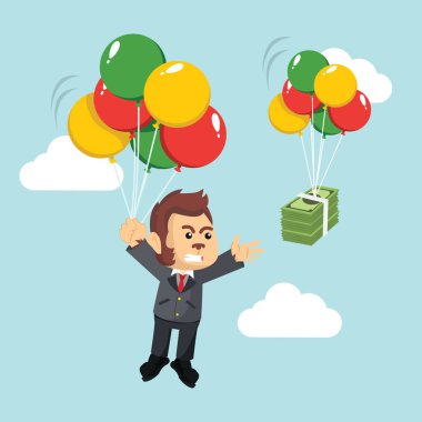 iş maymun gökyüzünden para peşinde