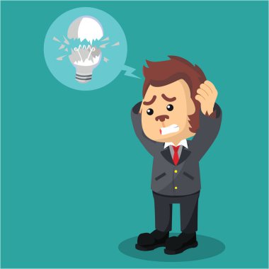 iş maymun onun ampul kırık var