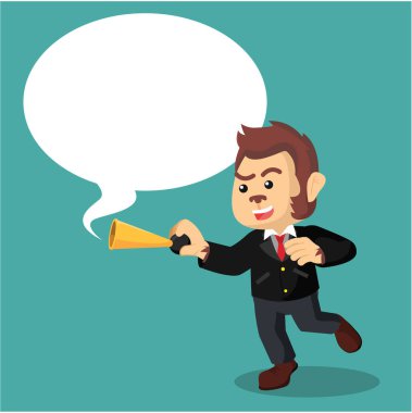 iş maymun korna ile belirtme çizgisi