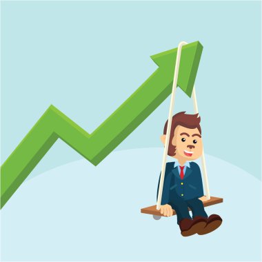 iş maymun kadar yükselen grafiği ile