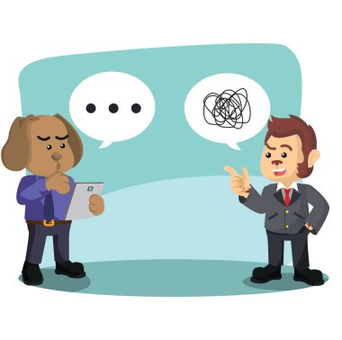 iş köpek onun iş arkadaşınız anlamıyorum