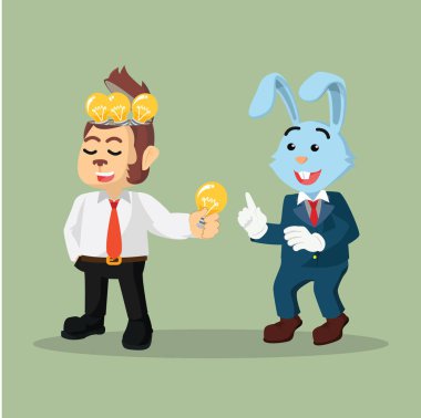 iş maymun paylaşım ampul