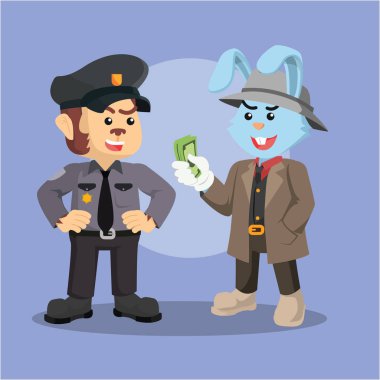 Mafya tavşan rüşvet polis maymun