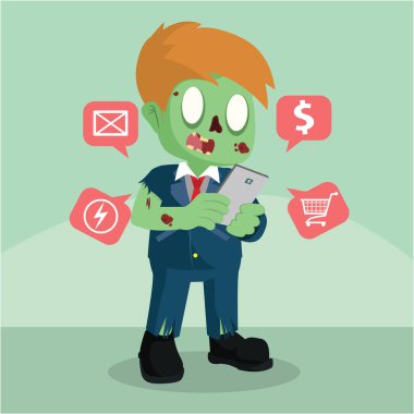 zombi işadamı onun ödeme bildirimi denetimi