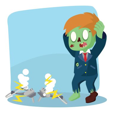 zombi işadamı dron kırdı