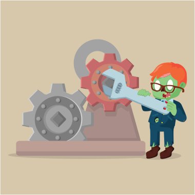 zombi işadamı dişli sabitleme