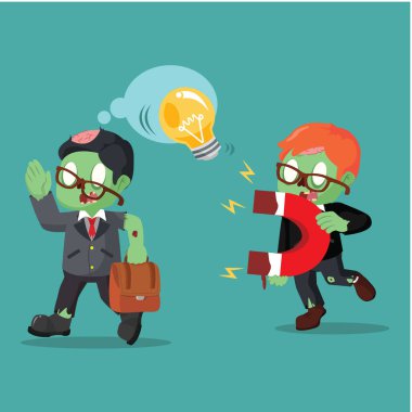 zombi işadamı diğer işadamı ampul çalmak