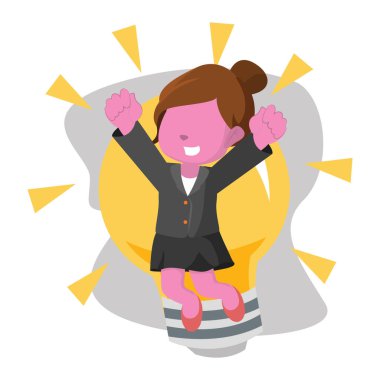 pembe işkadını atlama ampul infront