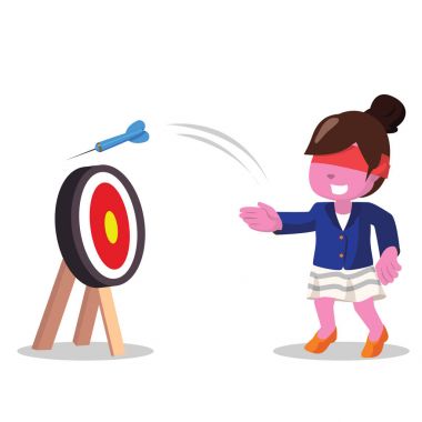 pembe işkadını kapalı göz ile hedef cevapsız