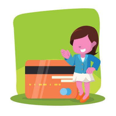 pembe işkadını dev kredi kartı ile