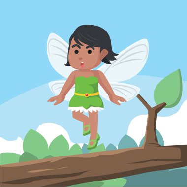 Afrika peri dalda uçan