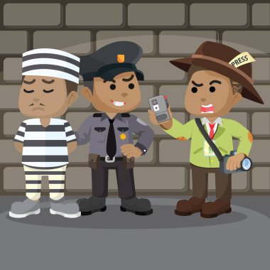 Afrika Polis illüstrasyon röportaj